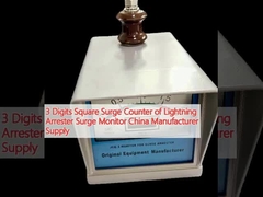 3 basamaklı kare dalgalanma sayıcısı yıldırım tutma dalgalanma monitörü Çin Üretici Tedarik