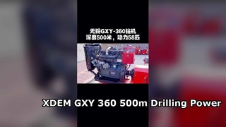 GXY 360 Hidrolik Karot Makinesi 500m Derinlik