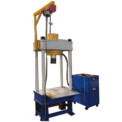 Komatsu Ekskavatör Ayarlayıcı Yay Sökme Makinesi 200T Mobil Çalışma Masası Hidrolik Pres Makinesi Palet Pim Presi