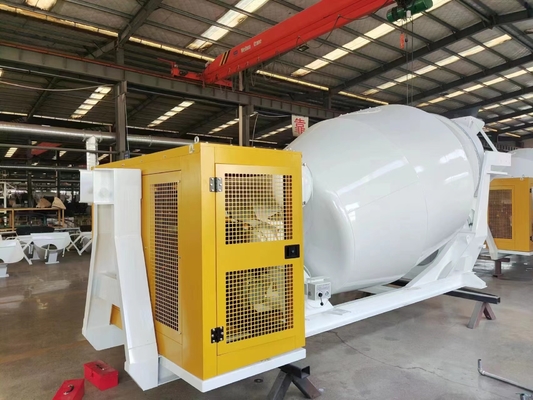3-12 Metreküp Beton Kamyon Mikser Tamburlu Beton Karıştırma Tankı Çimento Taşımacılığı