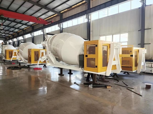 3-12 Metreküp Beton Kamyon Mikser Tamburlu Beton Karıştırma Tankı Çimento Taşımacılığı