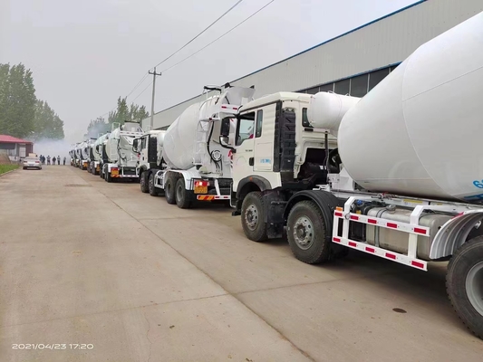 3-12 Metreküp Beton Kamyon Mikser Tamburlu Beton Karıştırma Tankı Çimento Taşımacılığı