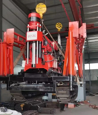 GXY-360 Spindle Rotary Geological Core Drilling Rig Max 500m Derinlik Hidrolik Mühendislik Keşif Tahta Çubuklama Su Kuyu Dökme Otoyol Demiryolu Araştırma Ekipmanı