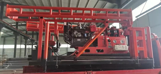 GXY-360 Spindle Rotary Geological Core Drilling Rig Max 500m Derinlik Hidrolik Mühendislik Keşif Tahta Çubuklama Su Kuyu Dökme Otoyol Demiryolu Araştırma Ekipmanı