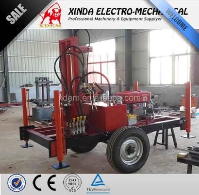 YZ50-150H Hidrolik Dizel Su Kuyu Buhran Makinesi Seçenek Tekerlek/Sürünen Şasi 210m Derin Delikli Kuyu Buhranı Rig Max 400mm Diametresi Değişken Hızlı Su Buhranı Ekipmanı Çiftlik İrişimi İçin