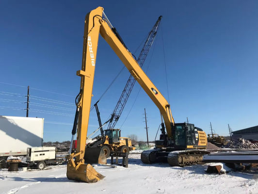 Fabrika OEM Uzantı Uzun Uzantı Boom Kol 20-50T Kazı makinesi Uzun Boom Kelebek Komastu Volvo Kaya Hidrolik Break ile