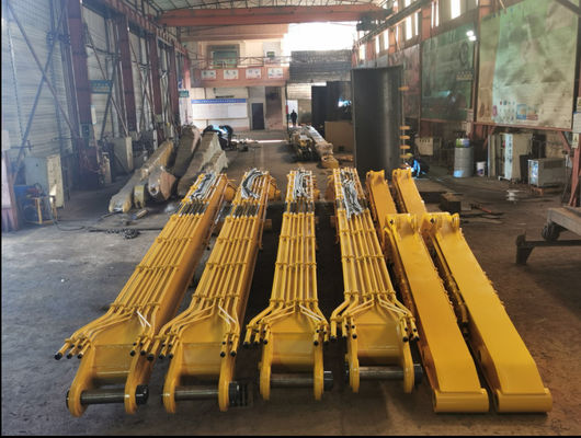 OEM 18-22m Uzantı Ekskavatörü Uzun Uzantı Boom Kolü 20-50T Ekskavatörü Uzun Boom Özelleştirme