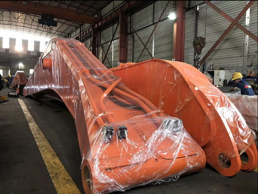 OEM 18-22m Uzantı Ekskavatörü Uzun Uzantı Boom Kolü 20-50T Ekskavatörü Uzun Boom Özelleştirme