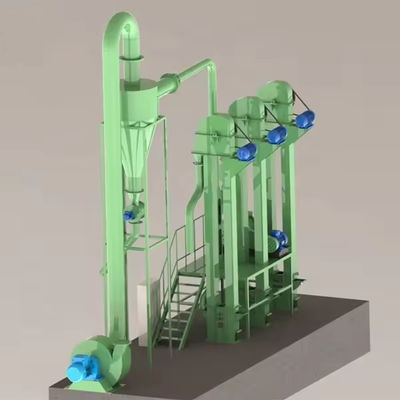 XDEM Palm Kernel Shell Peeling Crushing Oil Press Machine Otomatik Palm Nut Cracking ve Ayrımlama Sistemi