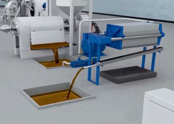 XDEM Palm Kernel Shell Peeling Crushing Oil Press Machine Otomatik Palm Nut Cracking ve Ayrımlama Sistemi