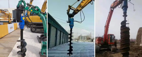 Yeni Ekskavatör Bağlantı Döner matkap Avcı Matkabı Toptan Ekskavatör Pazarı için Standart Diametresi