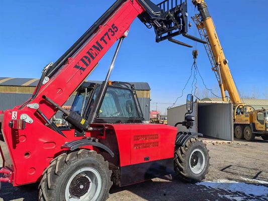 TeleHandler, teleskopik yükleyici, 3 ton 7m 14m, 18m teleskopik çatal kaldırıcı