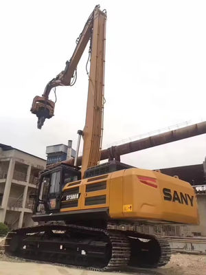 Özel 20-60 Ton Digger Piling Boom Extension Boom and Arm with Hammer for Construction Excavator (İmalat Ekskavatörü için Çekiçli Boom ve Kol)