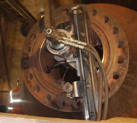 XDEM Taşınabilir Flange Facer ID OD Mount Flange Facing Shipyard Mining Repair