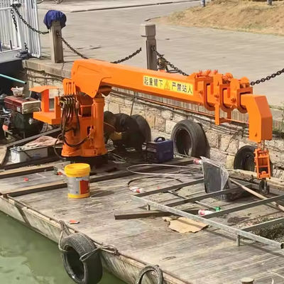 XDEM Yüzen vinçler Teleskopik Boom Istikrarlı hidrolik vinçler