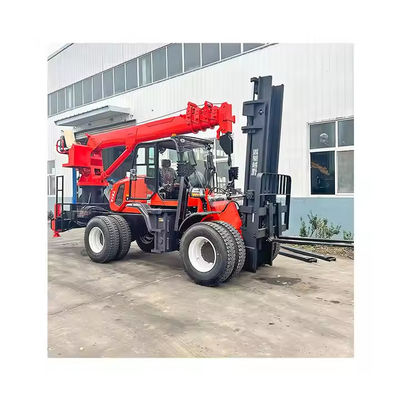 XDEM Ağır yük kaldırma için tüm arazi koşullarında yüksek yük kapasitesi olan off-road çatal kaldırma vinci