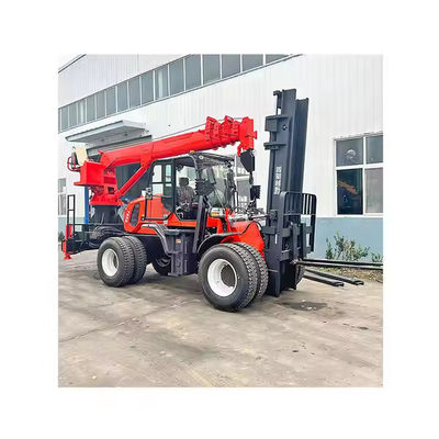 XDEM Malzeme taşımacılığındaki tarımsal ve inşaat alanları için çok yönlü off-road çatal kaldırma vinci