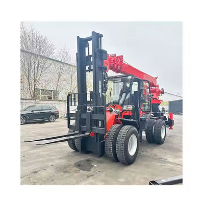 XDEM Malzeme taşımacılığındaki tarımsal ve inşaat alanları için çok yönlü off-road çatal kaldırma vinci