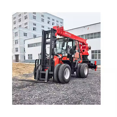XDEM Malzeme taşımacılığındaki tarımsal ve inşaat alanları için çok yönlü off-road çatal kaldırma vinci