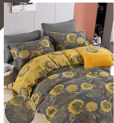 Doğal ve Sağlıklı Pamuk Rengi Dokuma Çift Jacquard Yatak Çamaşırı Set Yatak Çamaşırı