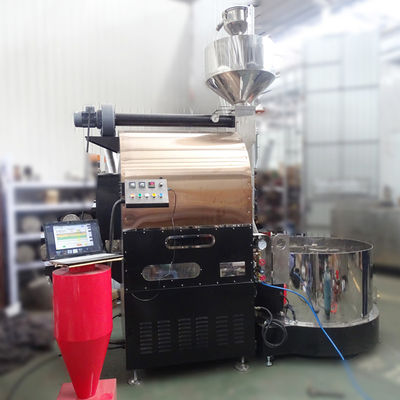 Fabrika kullanımı için endüstriyel kahve kızartma makinesi 50kg 60kg PLC kontrolü ile
