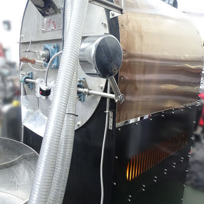 Fabrika kullanımı için endüstriyel kahve kızartma makinesi 50kg 60kg PLC kontrolü ile