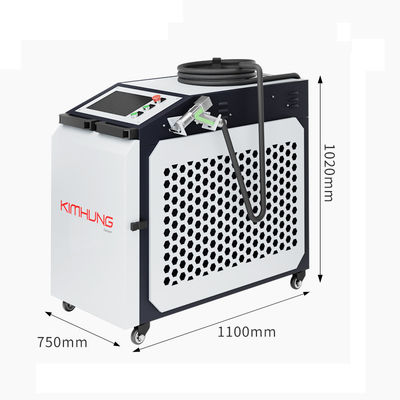 Yüksek Hızlı Lazer Temizleme Makinesi 1500W 2000W Hava Soğutma Paslanmaz Malzeme Metal Paslı Yağ Oksidasyon Katmanı Çıkarma