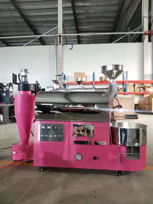 220V 3kg 6kg Kahve Kızartma Makinesi Çift Duvarlı Paslanmaz Çelik Davul Ücretsiz Ekle Hava Ölçüsü / Bluetooth Bağlantı Sanatçı Kayıt Eğri
