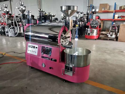 220V 3kg 6kg Kahve Kızartma Makinesi Çift Duvarlı Paslanmaz Çelik Davul Ücretsiz Ekle Hava Ölçüsü / Bluetooth Bağlantı Sanatçı Kayıt Eğri