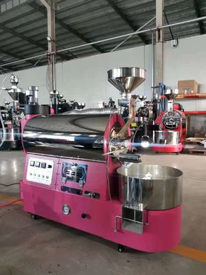 220V 3kg 6kg Kahve Kızartma Makinesi Çift Duvarlı Paslanmaz Çelik Davul Ücretsiz Ekle Hava Ölçüsü / Bluetooth Bağlantı Sanatçı Kayıt Eğri