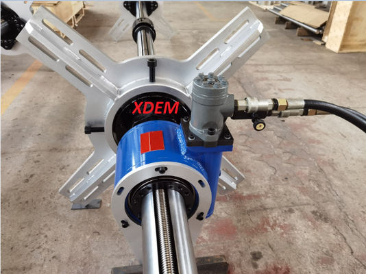XDEM XDY-110 Taşınabilir Elektrikli Hidrolik Hat Boru Makinesi Tamiri Ağır Ekipman Rüzgar Enerjisi Donanma CNC Taşınabilir Döviz Düzeni