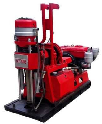XDEM GXY-200B taşınabilir su kuyusu sondajı 200m Hidrolik sondaj makinesi çekirdek sondaj ekipmanları