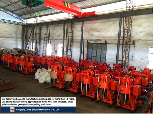 XDEM GXY-200B taşınabilir su kuyusu sondajı 200m Hidrolik sondaj makinesi çekirdek sondaj ekipmanları