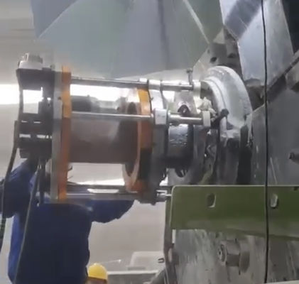 CE taşınabilir dergi şaft sonu makine 100-300mm 200-400mm taşınabilir makine