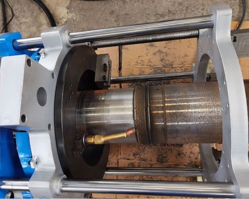 CE taşınabilir dergi şaft sonu makine 100-300mm 200-400mm taşınabilir makine