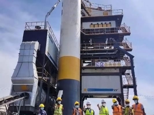 80t/h Hareketli Asfalt Toplama Tesisi Çin Asfalt Karıştırma Tesisi Yüksek Verimlilik