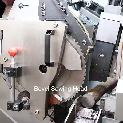 XDEM WL-75X Bilgisayarlı Yüksek Hızlı Metal Dairesel Testere Makinesi Cnc Yuvarlak Boru Kesme Makinesi Tam Otomatik Beslemeli