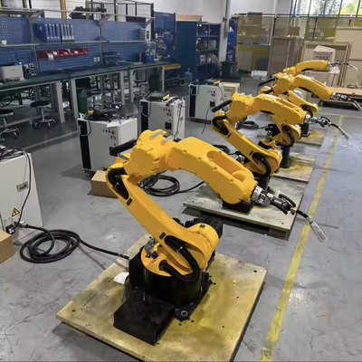10kg Faydalı Yük 1700mm Reach 6 Aixs Endüstriyel Robot Kol Paslanmaz Çelik Mig kaynak Otomatik 6 Eksenli Robot kaynak Manipülatörü