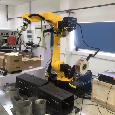 10kg Faydalı Yük 1700mm Reach 6 Aixs Endüstriyel Robot Kol Paslanmaz Çelik Mig kaynak Otomatik 6 Eksenli Robot kaynak Manipülatörü