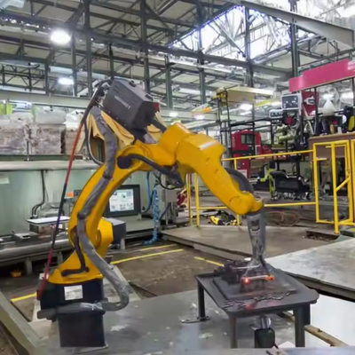 10kg Faydalı Yük 1700mm Reach 6 Aixs Endüstriyel Robot Kol Paslanmaz Çelik Mig kaynak Otomatik 6 Eksenli Robot kaynak Manipülatörü
