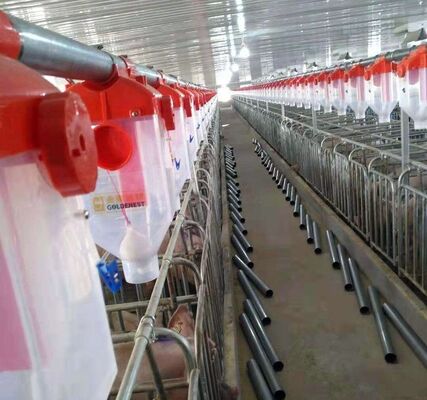 Korrozyona dayanıklı toz kaplamalı, güvenli çiftlik aletleri için yuvarlak kenarlı hayvancılık ekipmanları