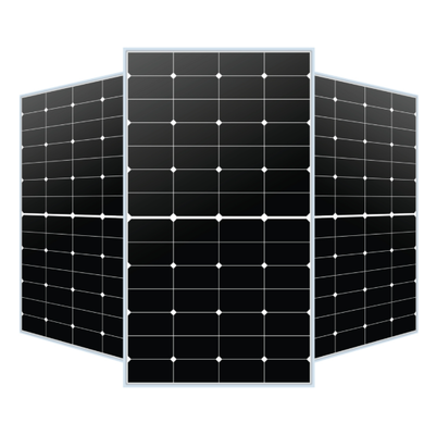 Güneş paneli Yüksek verimlilik %15-22% Dönüşüm Hızı 300W-20KW Çatı veya Yer Montajı PV Modülü için Güç Çıkışı