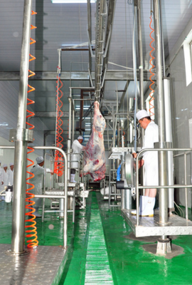 PLC Kontrolü Domuzlar Sığır ve koyunlar için paslanmaz çelik yarı otomatik kesim ekipmanları