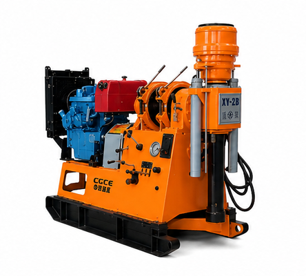 XDEM Chongtan XY-2B 530m Rock Core Drilling Rig Spindle Toprak Örneği Almak İçin Hidrolik Jeolojik Çalışma Aygıtları Su Kuyuları Çalıştırma Dökme Deliği İnşaatı