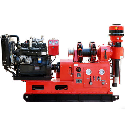 GXY-360 Spindle Rotary Geological Core Drilling Rig Max 500m Derinlik Hidrolik Mühendislik Keşif Tahta Çubuklama Su Kuyu Dökme Otoyol Demiryolu Araştırma Ekipmanı