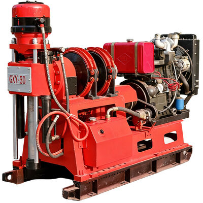 GXY-360 Spindle Rotary Geological Core Drilling Rig Max 500m Derinlik Hidrolik Mühendislik Keşif Tahta Çubuklama Su Kuyu Dökme Otoyol Demiryolu Araştırma Ekipmanı