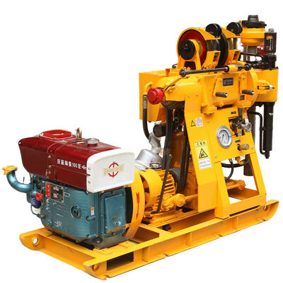 XY-1 Yüksek Hızlı Jeolojik çekirdek sondajı 100m Derinlik Döner Spindle Toprak Örnekleme Su Kuyu Dökme Patlama Delik Sondajı Ekipmanı
