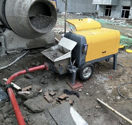 30kw XDEM Beton Dağıtım Pompası 10 - 45 Metreküp Sürükleme Pompası