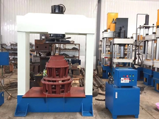 120T Forklift Lastik Değiştirme Makinesi 380V Katı Lastik Presi