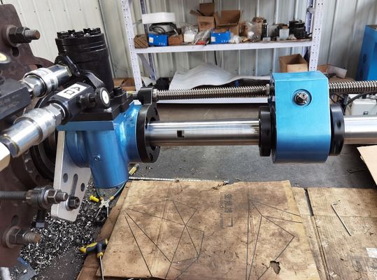 Endüstriyel için 600mm Hidrolik Taşınabilir Hat Delme Makinesi Kablosuz Uzaktan Kumanda